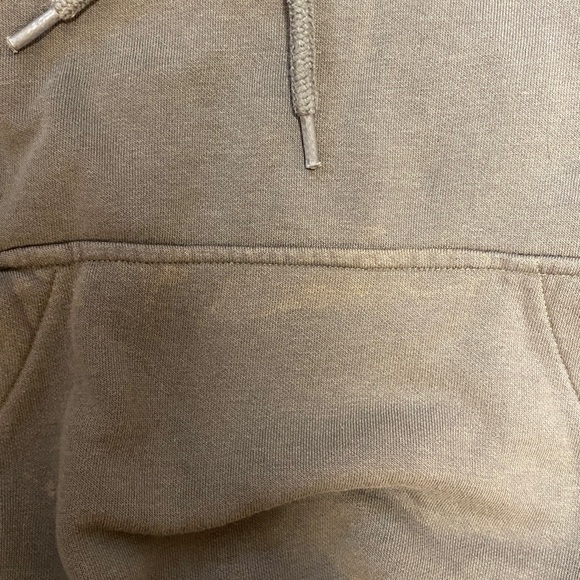 H&M (Divided) Women’s Cropped Hoodie Olive Green Size Large - Picture 3 of 6